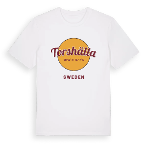 Torshälla cirkel t-shirt – ekologisk bomull t-shirt från Pinshirt