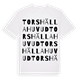 Torshälla huvud ordlek t-shirt