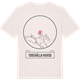 Vintage White t-shirt med Torshälla huvud t-shirt