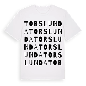 Torslunda ordlek t-shirt – ekologisk bomull t-shirt från Pinshirt