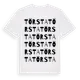 White t-shirt med Törsta ordlek t-shirt