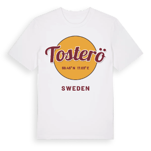 Tosterö cirkel t-shirt – ekologisk bomull t-shirt från Pinshirt