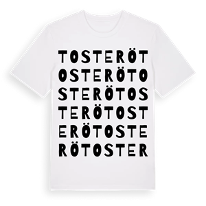 Tosterö ordlek t-shirt – ekologisk bomull t-shirt från Pinshirt
