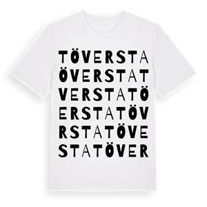 Töversta ordlek t-shirt – ekologisk bomull t-shirt från Pinshirt