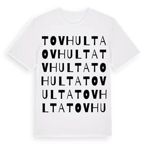 Tovhulta ordlek t-shirt – ekologisk bomull t-shirt från Pinshirt
