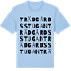 Blue Soul t-shirt med Trädgårdsstugan ordlek t-shirt