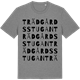 Mid Heather Gray t-shirt med Trädgårdsstugan ordlek t-shirt