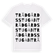 Trädgårdsstugan ordlek t-shirt