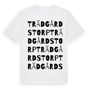 Trädgårdstorp ordlek t-shirt – ekologisk bomull t-shirt från Pinshirt