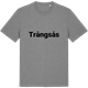 Mid Heather Gray t-shirt med Trångsås fetstil t-shirt
