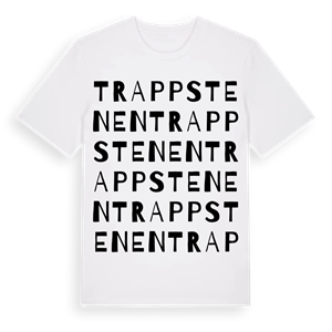 Trappstenen ordlek t-shirt – ekologisk bomull t-shirt från Pinshirt