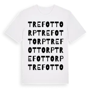 Trefottorp ordlek t-shirt – ekologisk bomull t-shirt från Pinshirt