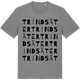 Mid Heather Gray t-shirt med Trindsäter ordlek t-shirt