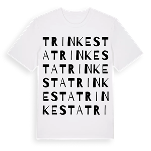 Trinkesta ordlek t-shirt – ekologisk bomull t-shirt från Pinshirt