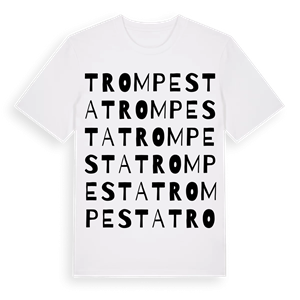Trompesta ordlek t-shirt – ekologisk bomull t-shirt från Pinshirt