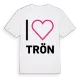 Jag älskar Trön t-shirt stort tryck