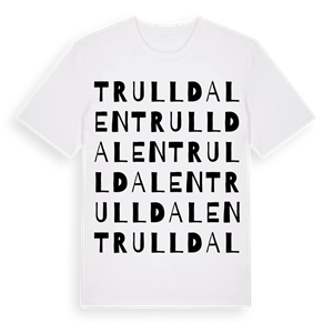 Trulldalen ordlek t-shirt – ekologisk bomull t-shirt från Pinshirt