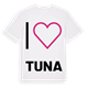 Jag älskar Tuna t-shirt stort tryck