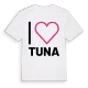 Jag älskar Tuna t-shirt stort tryck