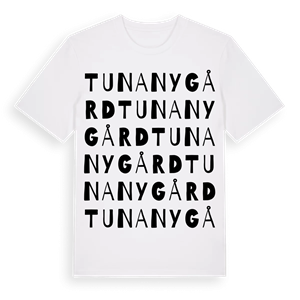Tuna Nygård ordlek t-shirt – ekologisk bomull t-shirt från Pinshirt