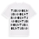 White t-shirt med Tunaholm ordlek t-shirt