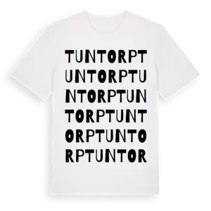 Tuntorp ordlek t-shirt – ekologisk bomull t-shirt från Pinshirt