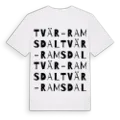 Tvär-Ramsdal ordlek t-shirt