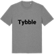 Mid Heather Gray t-shirt med Tybble fetstil t-shirt