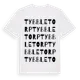 White t-shirt med Tybbletorp ordlek t-shirt