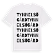 Tynnelsö gård ordlek t-shirt