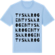 Blue Soul t-shirt med Tyskkrogen ordlek t-shirt