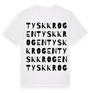 Tyskkrogen ordlek t-shirt – ekologisk bomull t-shirt från Pinshirt