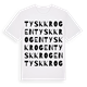 Tyskkrogen ordlek t-shirt