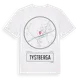White t-shirt med Tystberga t-shirt
