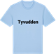 Blue Soul t-shirt med Tyvudden fetstil t-shirt
