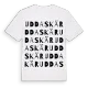 Uddaskär ordlek t-shirt