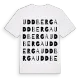 Uddberga ordlek t-shirt