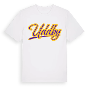 Uddby baseball t-shirt – ekologisk bomull t-shirt från Pinshirt