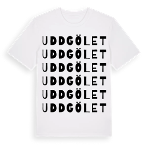 Uddgölet ordlek t-shirt – ekologisk bomull t-shirt från Pinshirt