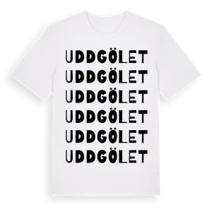 Uddgölet ordlek t-shirt – ekologisk bomull t-shirt från Pinshirt