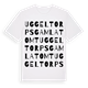 Uggeltorps gamla tomt ordlek t-shirt