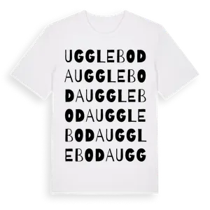 Uggleboda ordlek t-shirt – ekologisk bomull t-shirt från Pinshirt
