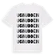 White t-shirt med Ugnudden ordlek t-shirt