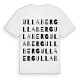 Ullaberg ordlek t-shirt