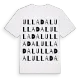 Ulladal ordlek t-shirt