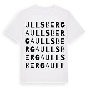 Ullsberga ordlek t-shirt – ekologisk bomull t-shirt från Pinshirt