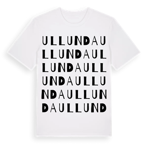 Ullunda ordlek t-shirt – ekologisk bomull t-shirt från Pinshirt