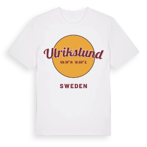 Ulrikslund cirkel t-shirt – ekologisk bomull t-shirt från Pinshirt