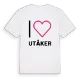 Jag älskar Utåker t-shirt stort tryck