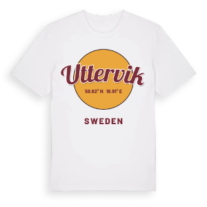Uttervik cirkel t-shirt – ekologisk bomull t-shirt från Pinshirt